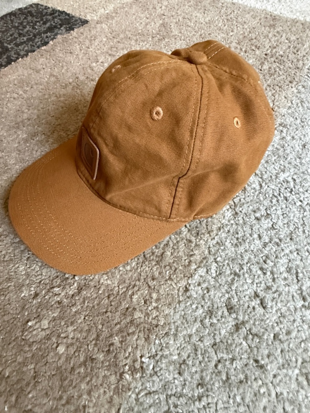 Carhartt Tan Canvas Patch Cap - Picture 3 of 7